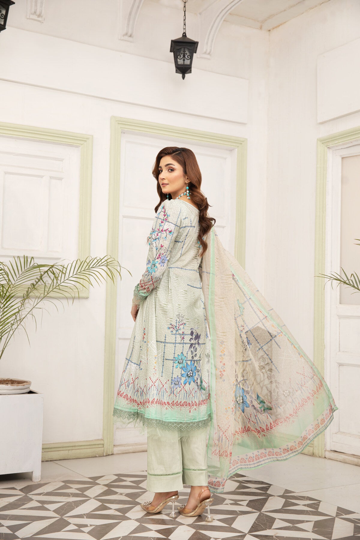 MISHKAL -DIGITAL PRINTED LAWN UNSTITCHED