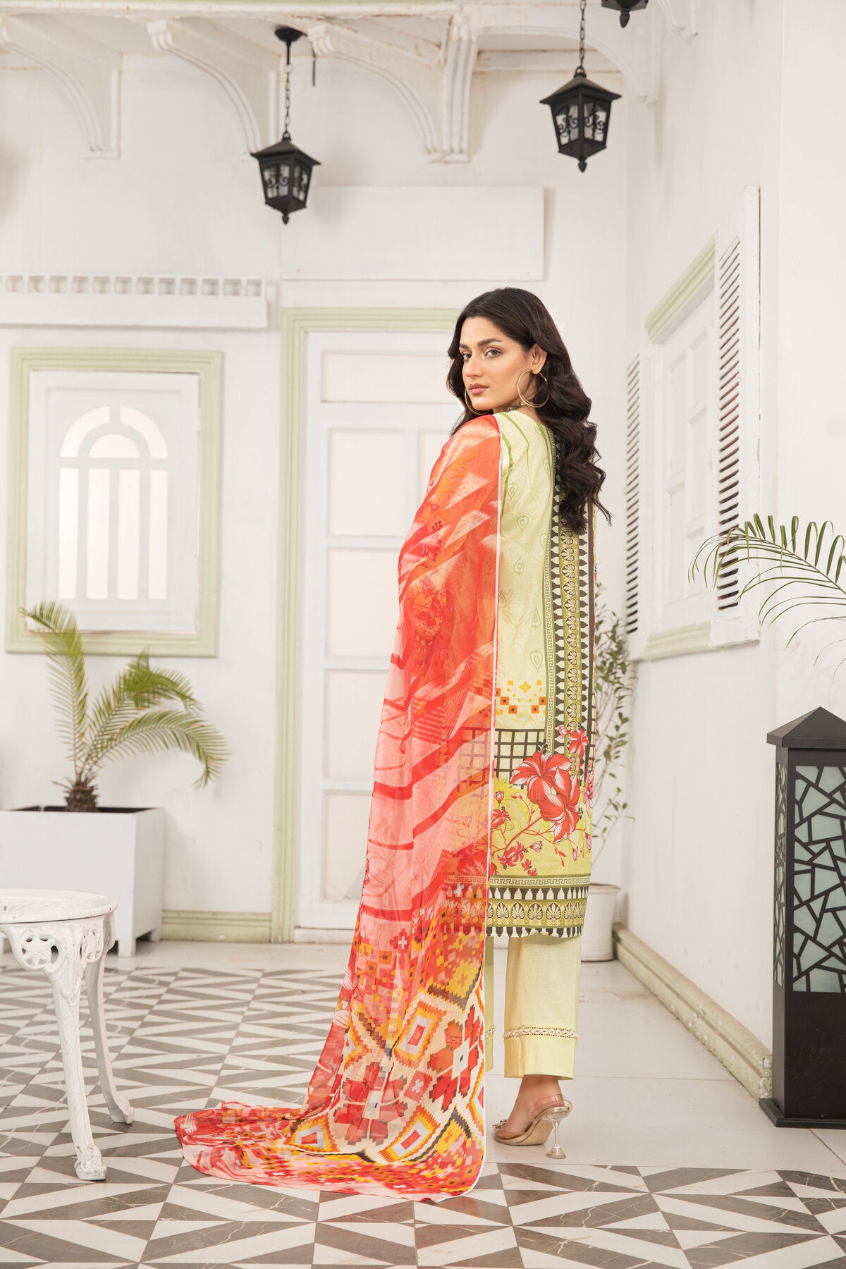 MISHKAL -DIGITAL PRINTED LAWN UNSTITCHED