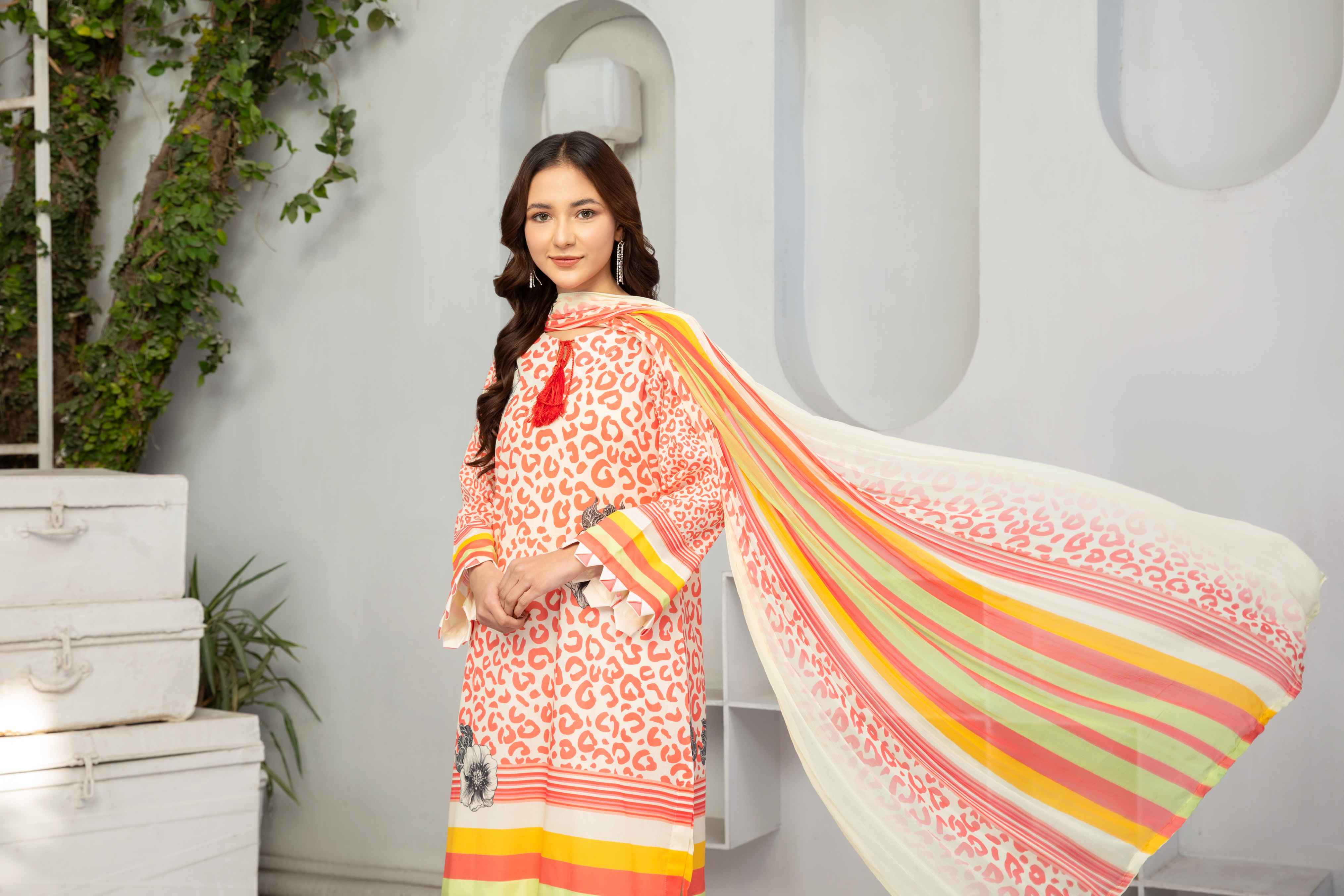 2562-DIGITAL PRINTED LAWN UNSTITCHED