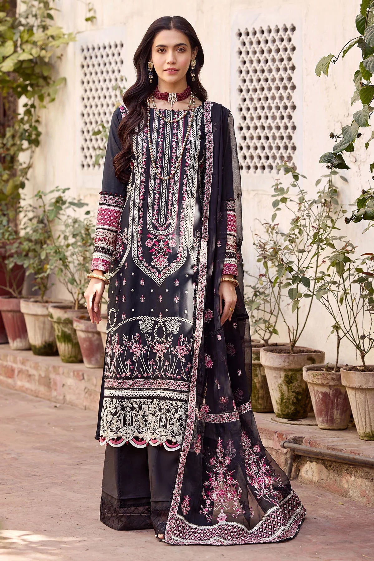 4048-FLEUR EMBROIDERED LAWN UNSTITCHED