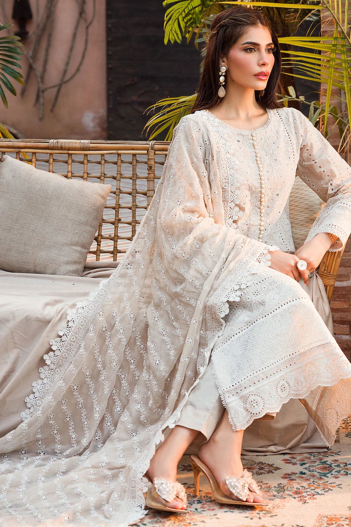 4434-SHABNAM EMBROIDERED LAWN UNSTITCHED