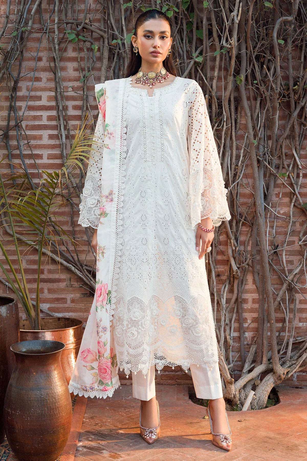 4436-RUKAIYAH EMBROIDERED LAWN UNSTITCHED