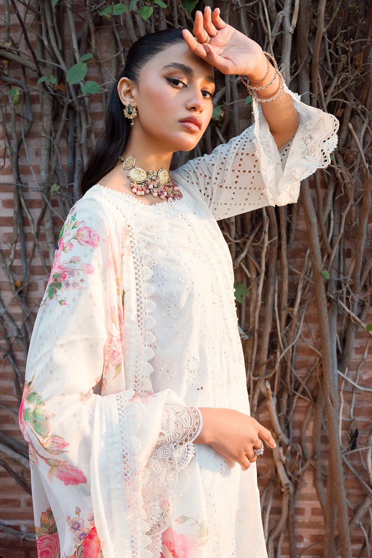 4436-RUKAIYAH EMBROIDERED LAWN UNSTITCHED