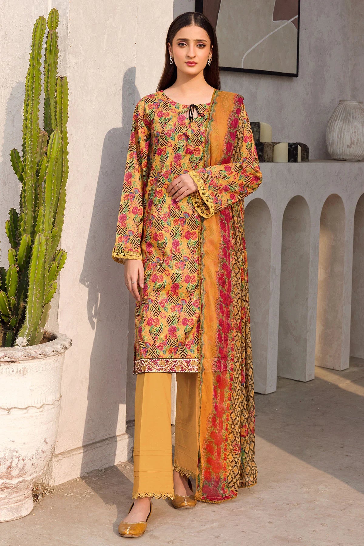 4609-NAYLA DIGITAL PRINTED LAWN UNSTITCHED