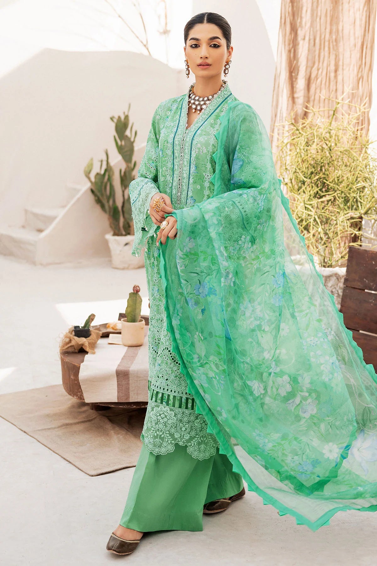 4726-DIYANA EMBROIDERED LAWN UNSTITCHED