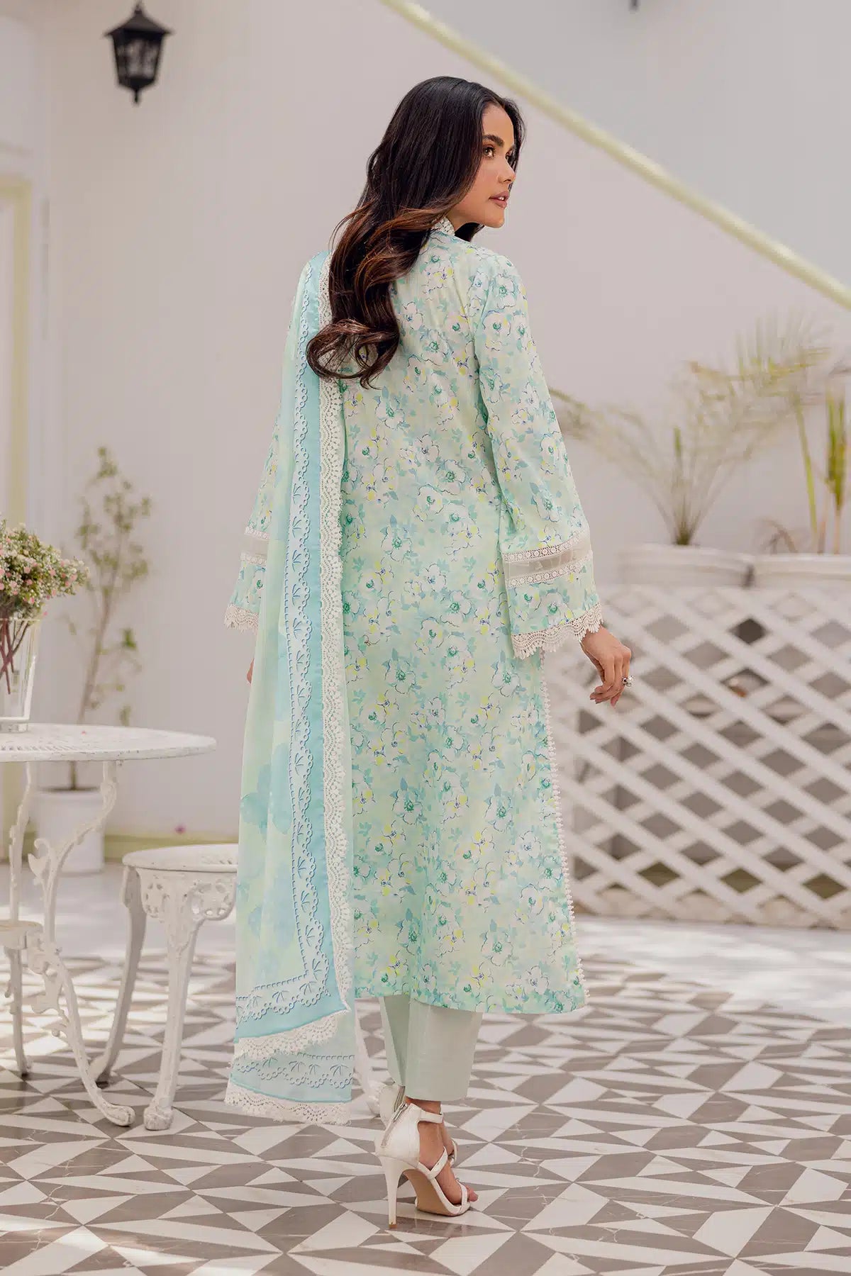 4763-NAAZ EMBROIDERED LAWN UNSTITCHED