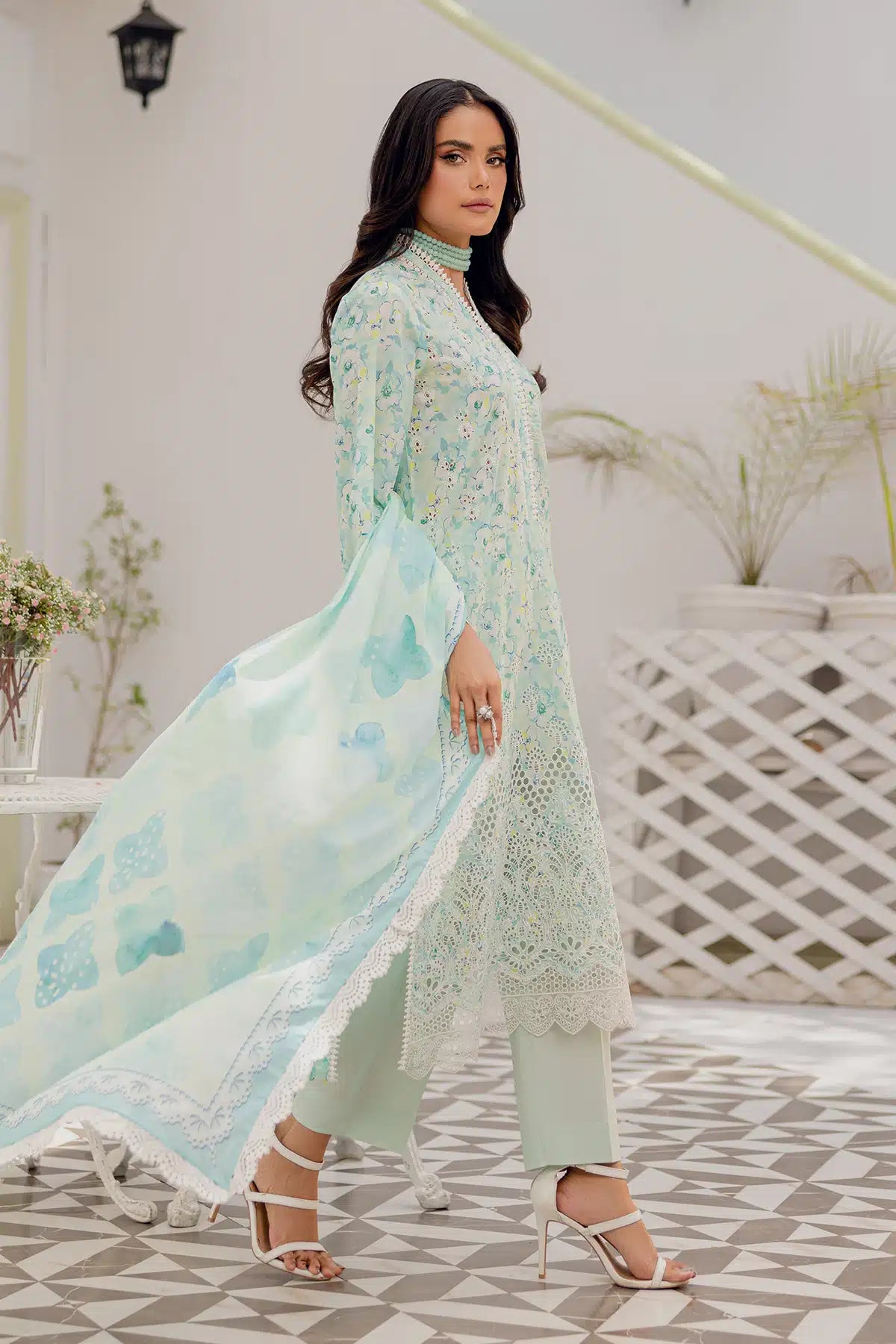 4763-NAAZ EMBROIDERED LAWN UNSTITCHED