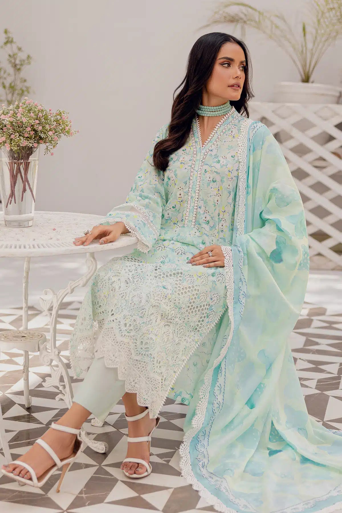 4763-NAAZ EMBROIDERED LAWN UNSTITCHED