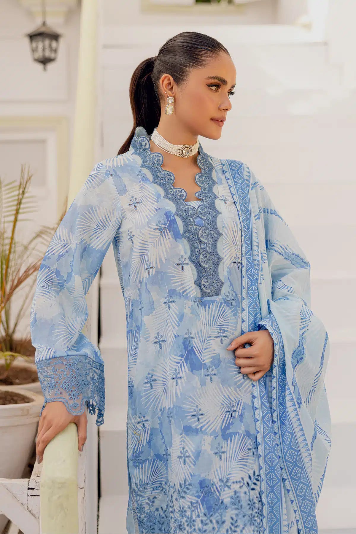 4765-SHAMEEN EMBROIDERED LAWN UNSTITCHED