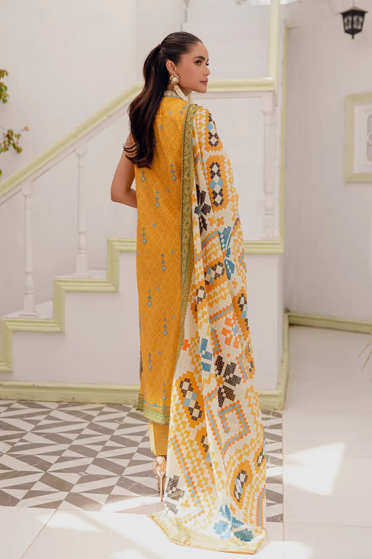 4770-SANOBER EMBROIDERED LAWN UNSTITCHED